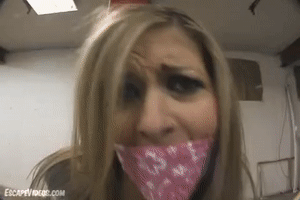 www.escapevideos.com - Maya Exposed Bandana Gagged thumbnail